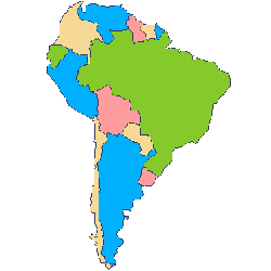 Страны Южная Америки