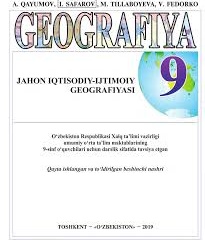 9-sinf Geografiya darsligi (o`zbek va rus tillarida)