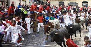 6-iyul Ispaniyaning Pamplon shahrida San-Fermin bayrami
