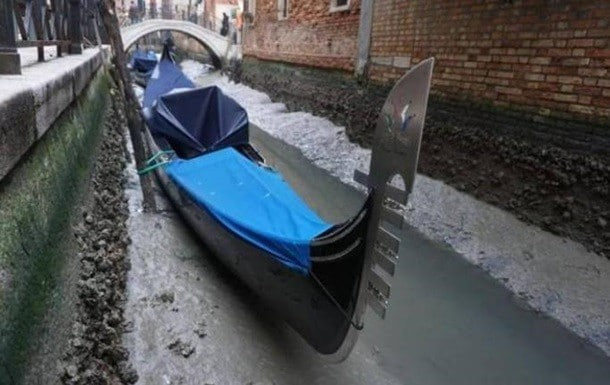 Venesiyada kanallar quriy boshladi. Sababi…